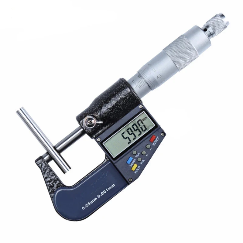 IP54 0,001 mm Elektronický vonkajší mikrometer 0-25 mm digitálny mikrometer merač merač mikrometru mikrometer Karbidový hrot Nástroje