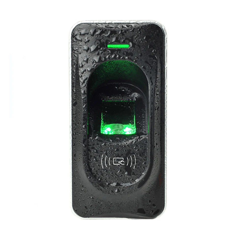 IP65 nepremokavá RS485 Fingerprint RFID Card Reader pre F18 Inbio Access Control System Prihlásenie ZK FR1200 Senzor odtlačkov prstov