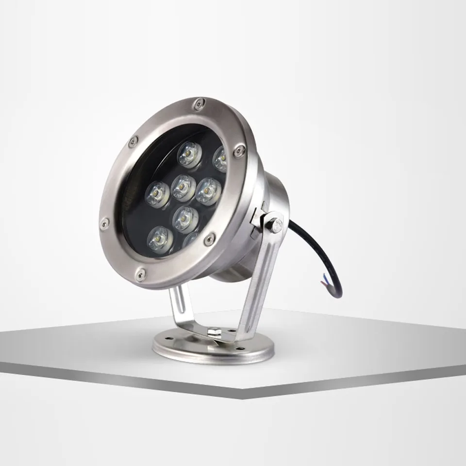 IP68 LED podvodné svetlo 3W 6W 9W 12W 18 W 24W 36W RGB Night Lamp Outdoor Garden bazén Party Krajina DC 12V 24V