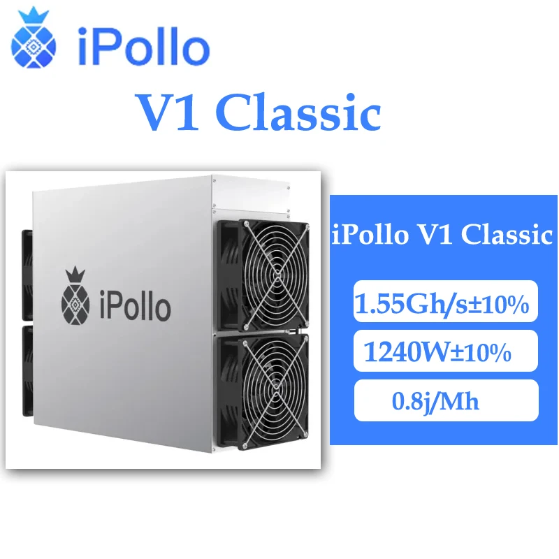IPOLLO VI Classic atď. Miner 1550 m 1240W ethash atď