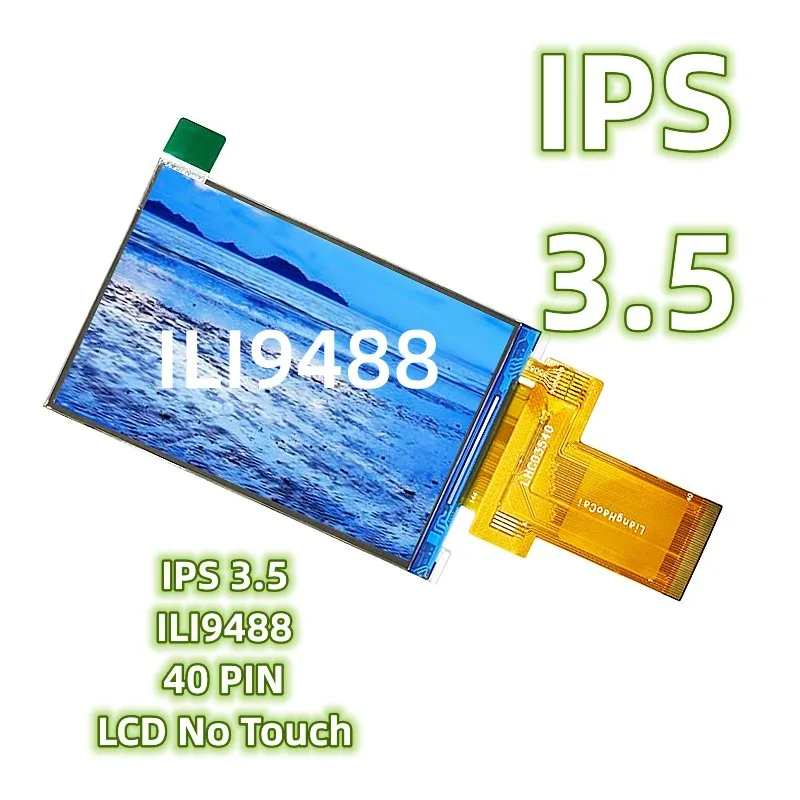 IPS 3,5 palca Smart LCD bez dotyku spotrebiteľa DIY Electronic ILI9488 obrazovky 40 PIN 320*480 Produkt