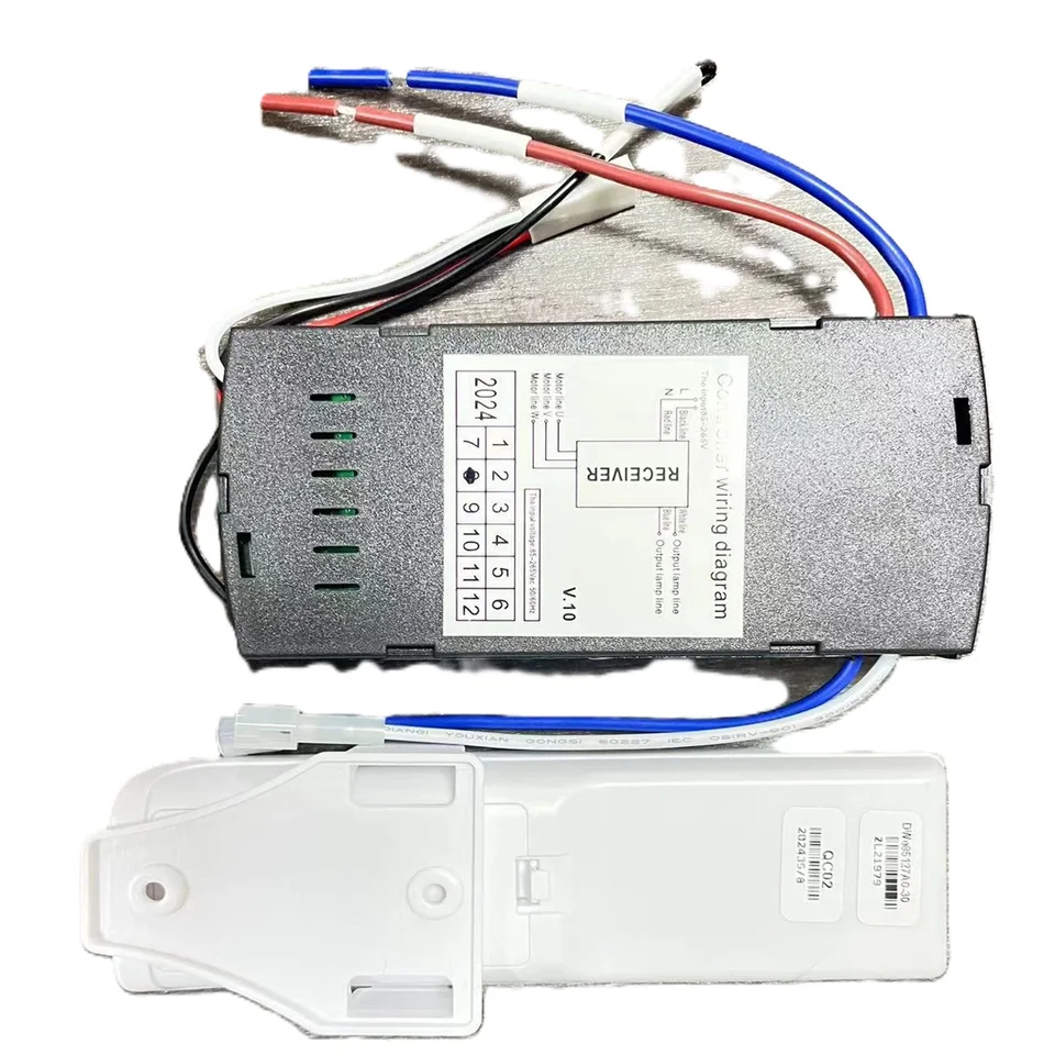 Iralan moderný stropný ventilátor Light 42/52 palca Domáca LED Dlhá stránka Ovládač ventilátora a súprava diaľkového ovládania AC 85-265V