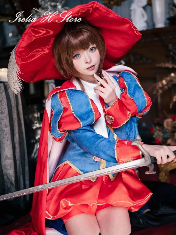 IRELIA H CARD CAPTOR SAKURA COSPLAY COSTUME Anime SAKURA PRINCE UNIFROM SET SALLWEY