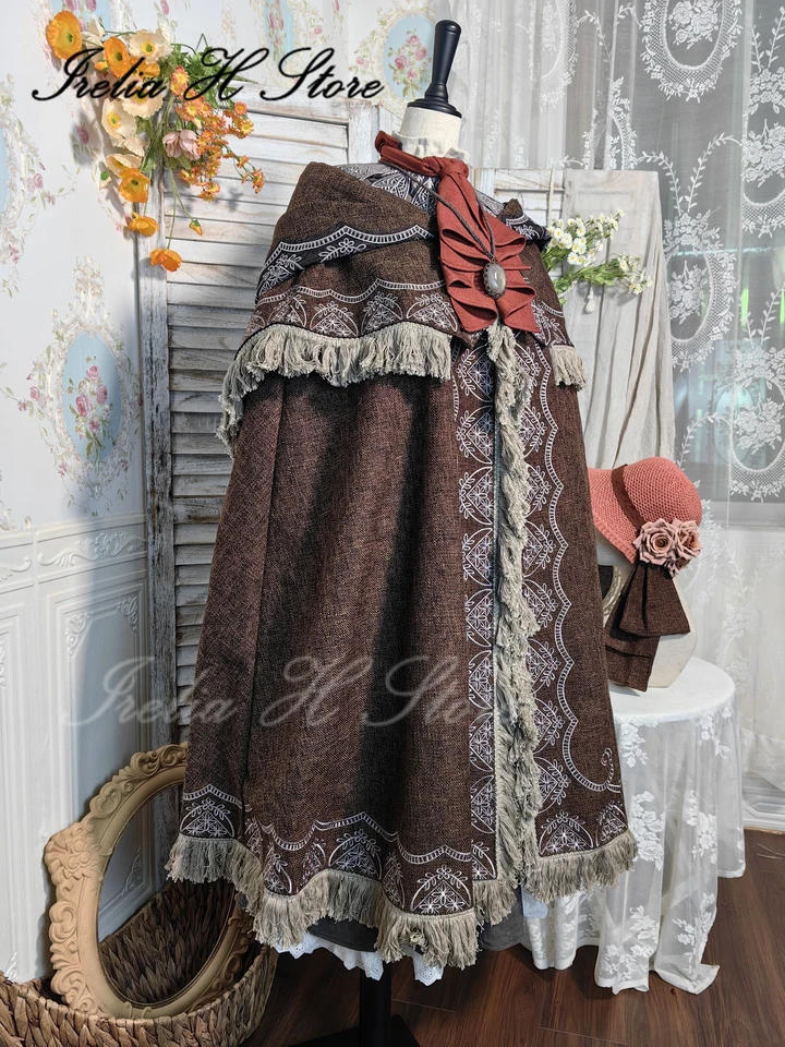 Irelia H Doll z Bloodborne Lady Maria Cosplay kostým Originálna výšivka verzia stredoveku halloween Party Dress