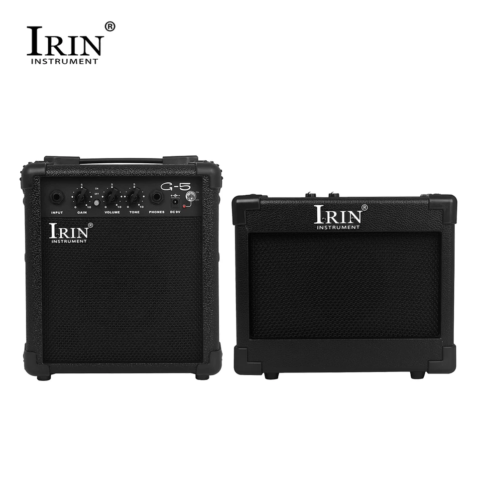 Irin prenosný zosilňovač mini Amp reproduktorový skrinka pre elektrickú gitarovú elektrickú basovú ulicu Performance Guitar Parts Doplnky
