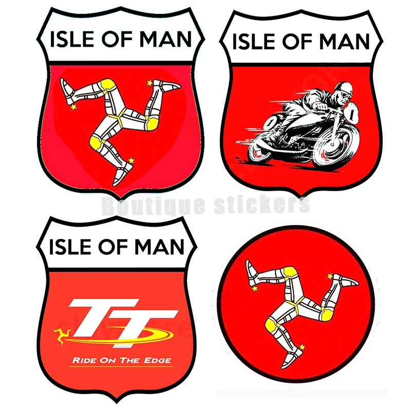 Isle of Man Tt preteky automobilový nálepka motocyklové nákladné auto prenosný cyklistický nálepkový nátlak show karosérie dekorácie Cut PVC vinylová vodotesná nálepka