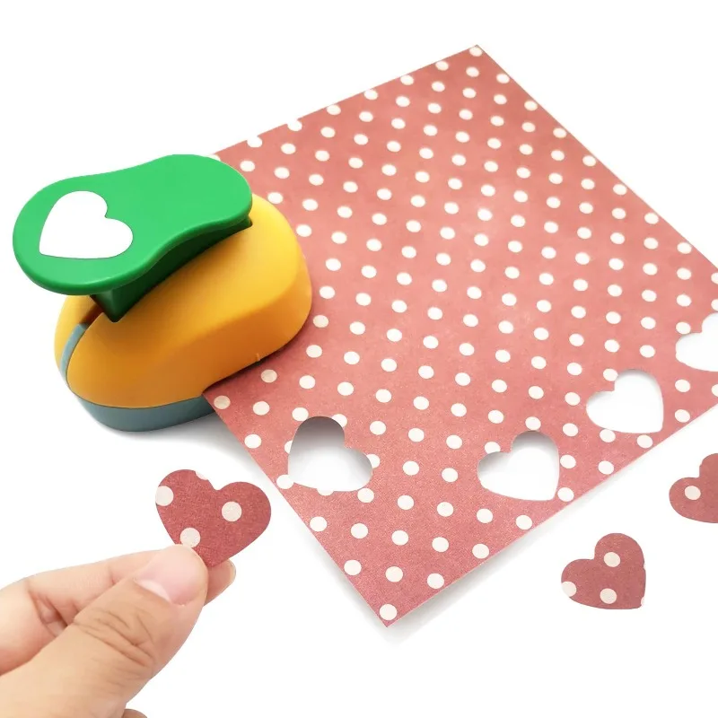 Ismosm Craft Punch Shapes, Heart Cutter Cutter Heart Hole Puncher pre deti, papierové tvorba, scrapbooking, výroba kariet