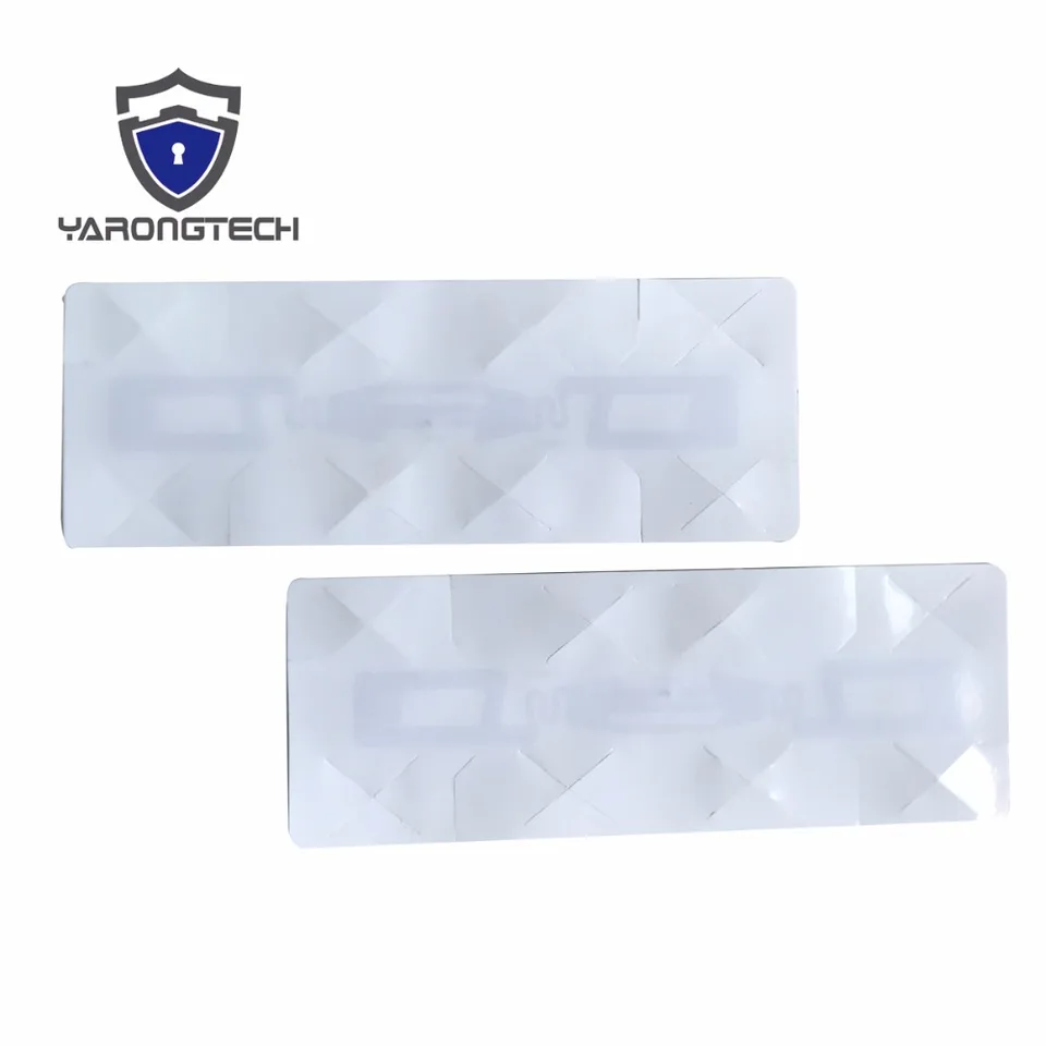 ISO18000 6C EPC Gen2 Vozidlo čelné sklo UHF RFID TAG pre parkovanie automobilov (balenie 10)