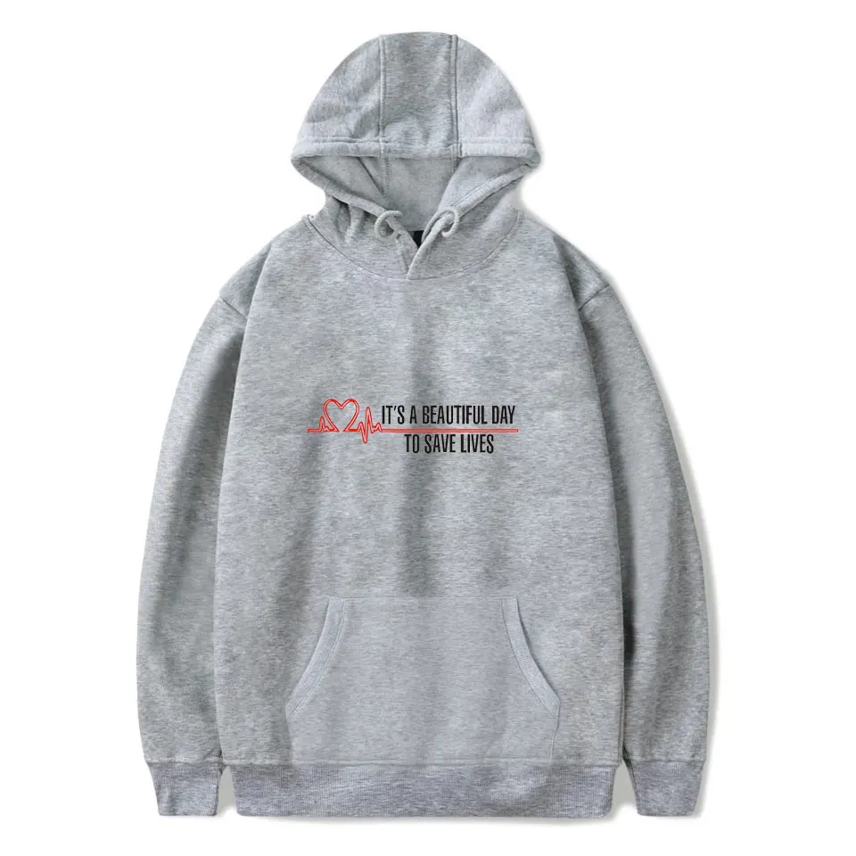 Its A Beautiful Day To Save Lives Hoodie Graphic Printed Sweatshirt Women/Men Tumblr Quote Greys Anatomy Gift Hoodies Tracksuit