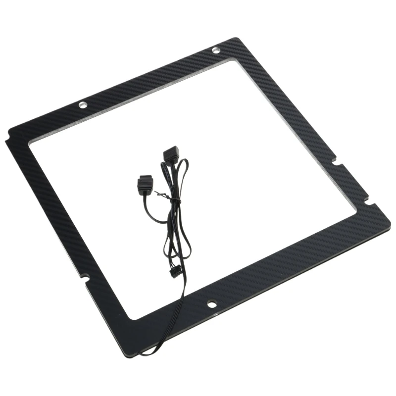 ITX MATX Lighting Frame Light Pad pre MATX PC pre puzdro na základnú dosku USB 5V 3PIN A