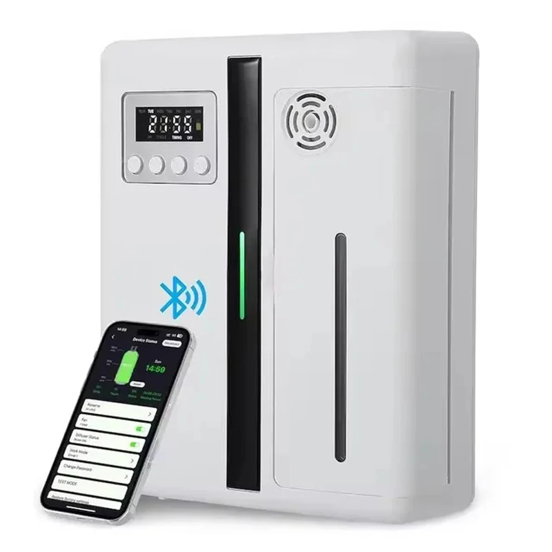 Izba vôňa difuzér nástenný hotel Hotel Air Firming Bluetooth Difúzor Difúzor pre éterický olej elektrický zápach pre dom