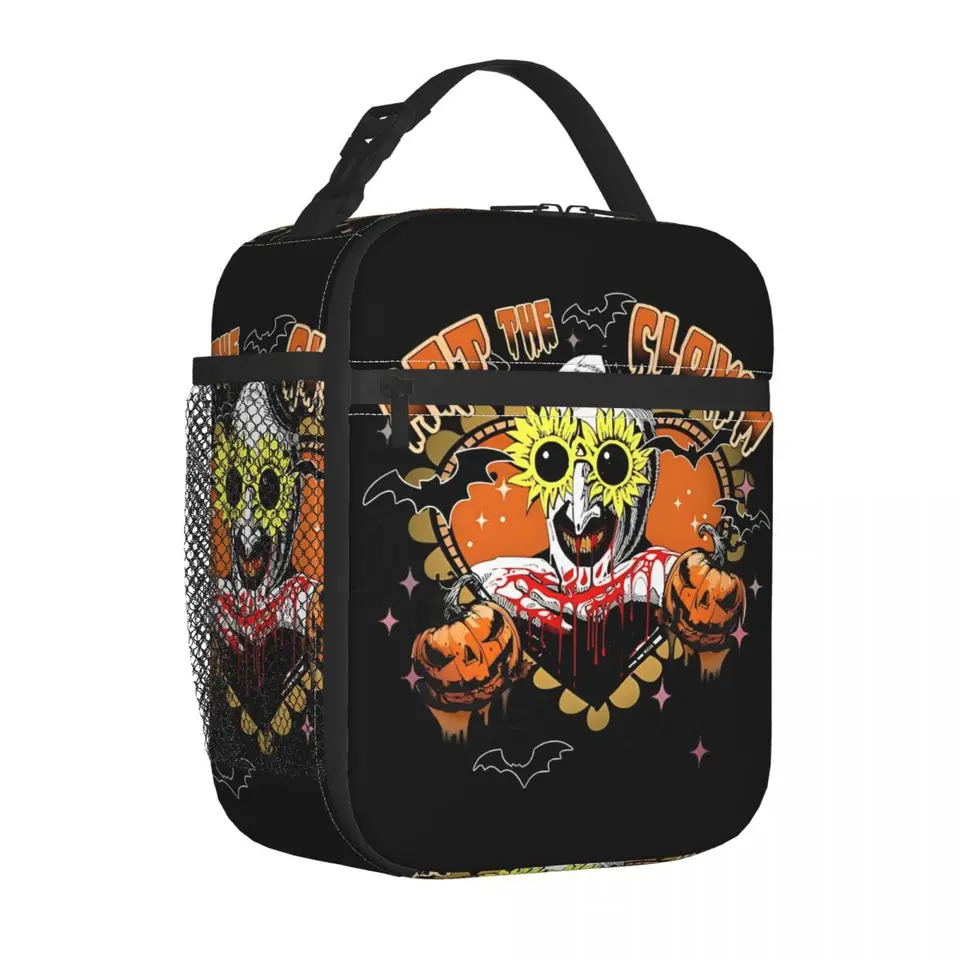Izolovaný obed tote taška terifikátor Clown Happy Holliday Halloween Accessories Food Box Ins Trendy Cool Termal Bento Box