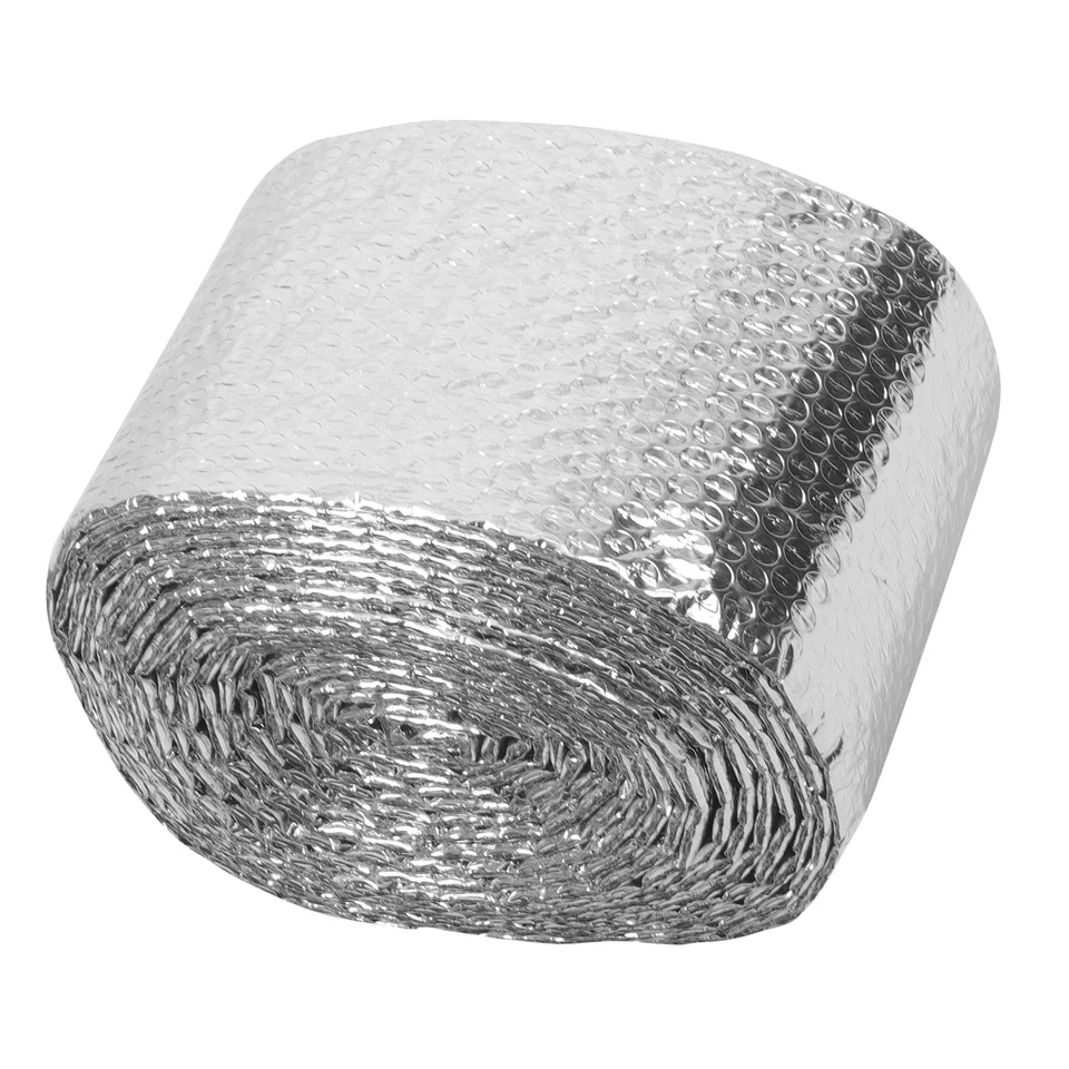 Izolácia termálnej fólie Barrier Izolácia pre domový film Bubble Home Reflexer 76200x1524x020cm podkrovie Silver Indoor Kit
