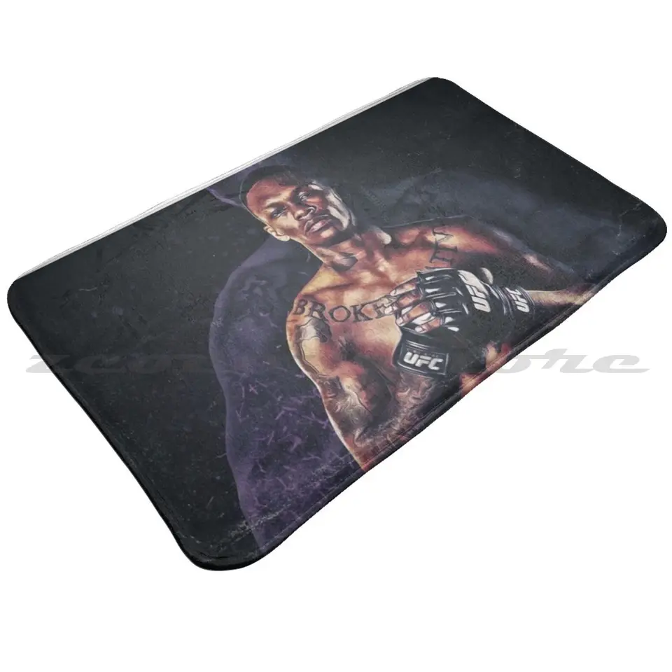 Izrael Posledný štýl ohýbača Adesanya Carpet Rug Non-Slip Water Absorts Dvere Mat Izrael Adesanya Painting Izrael Adesanya Art