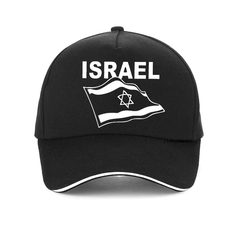 Izraelská vlajka baseballová čiapka 3D tlačiareň Muži Hat Isr Country cestovanie arabský národ Judaizmus Hebrejská arabská vlajka hlavy Golf Golf Hats