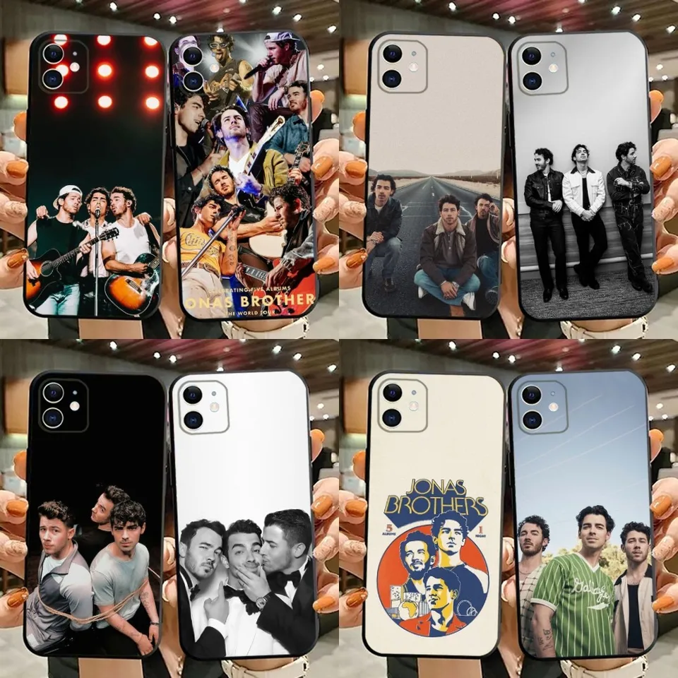 J-Jonas-S Band B-Brothers Pase Pase pre iPhone 15,14,13,12,11, plus, Pro Max, XS, X, XR, SE, MINI, 8,7 mäkkého silikónového čierneho obalu