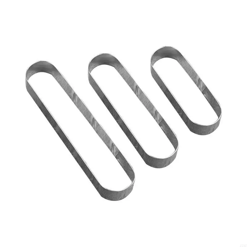 J78C Geometrický kovový cookie rezačka obdĺžnikovej plesňovej plesne Circle Circle Cutter