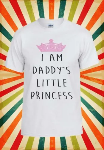 Ja som otecka malá princezná vtipná muži ženy Vesta Top Top Unisex T košeľa 916