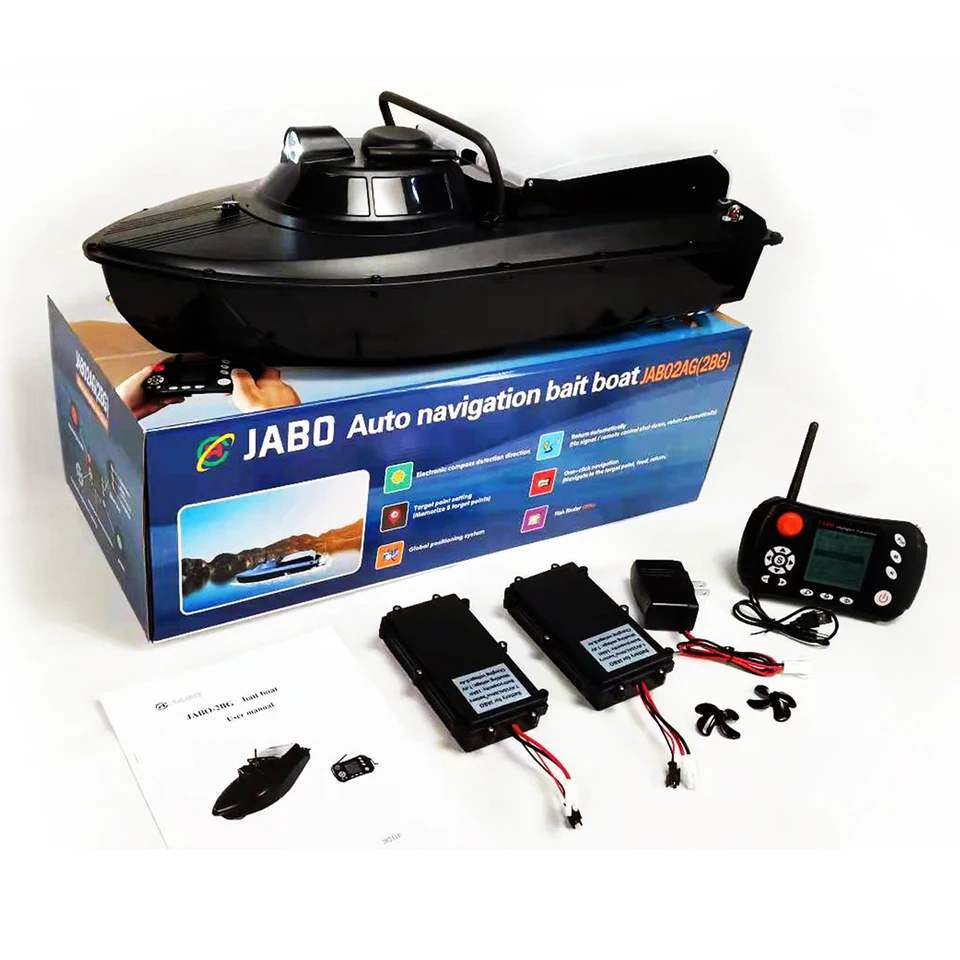 Jabo2ag 2BG 500 m Autopilot Carp Fishing RC návnady s a GPS a GPS