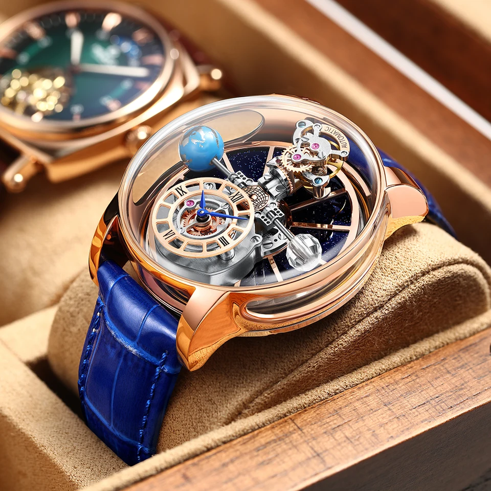 Jacob a Co Richard Mens Watches Diamond Tourbilliontop Brand Luxury Astronómia Quartz hodinky Men astronomia Solar Montre Homme