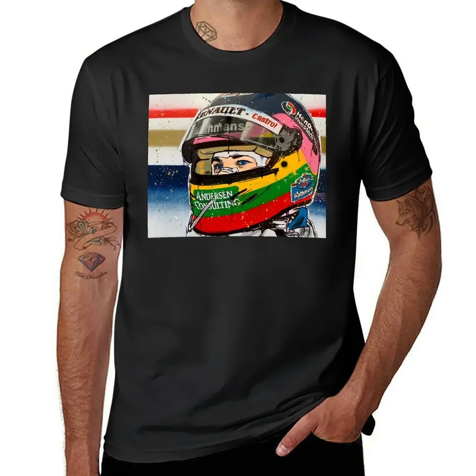 Jacques Villeneuve - Williams F1 graffiti maľba od Drautoart Tričko s krátkym rukávom TEE Street Wear Designer Tirls Men