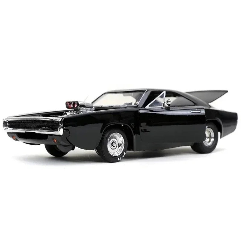 Jada 1:24 Fast and Furious F9 Dom's z roku 1970 Dodge Charger Diecast Car Metal Model Model automobilových hračiek pre zbierku darčekov
