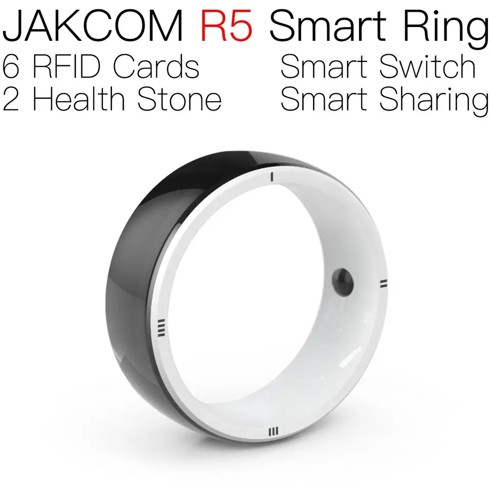 JAKCOM R5 SMART RING Nový produkt ako NFC Tlačiteľná značka antény cievok zavesenie značiek so 10000ks RFID Card Reader Dual Sticker Cat