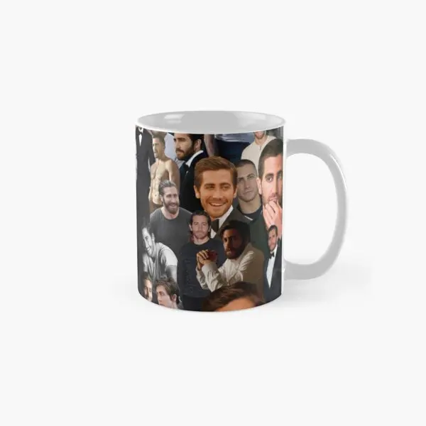 Jake gyllenhaal klasický hrnček dizajn obrázok čaj Tlačený jednoduchý obrázok Pity Cup Darčeky Foto rukoväť okrúhle kávu