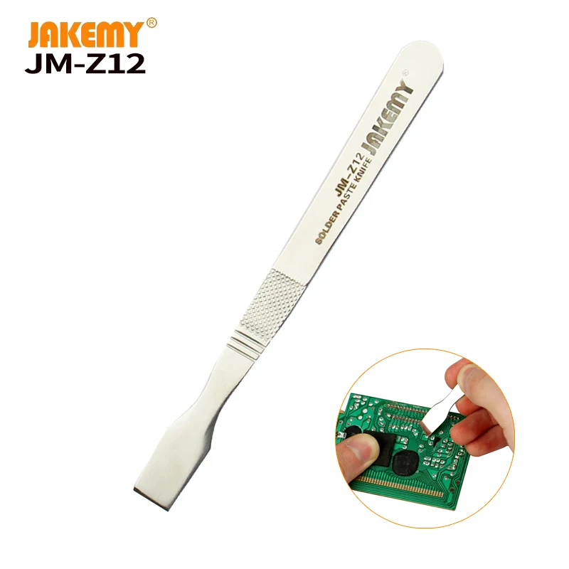 JAKEMY JM-Z12 KOVAŤ TIN SRORPER pre iPhone iPad mobilný telefón Tablet OPRAVA Demontáž zoskupenia spájkovacia pasta Miešanie