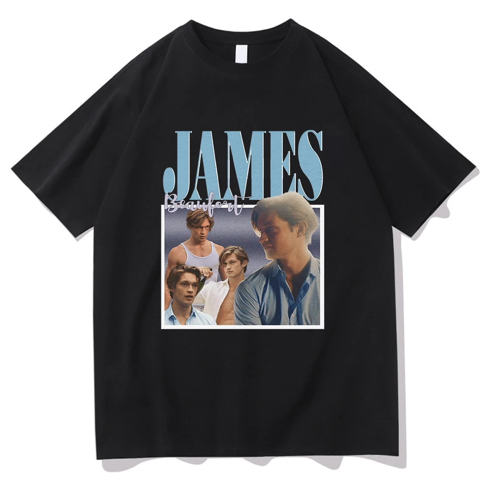 James Beaufort T košele Men Estetic Maxton Hall World medzi americkým tričkom unisex vysokokvalitný vintage bavlnené tričká Tops