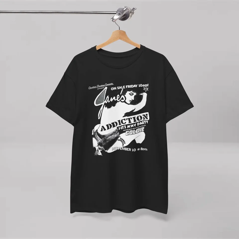 Janes Addiction T tričko Vintage koncertný alternatívny obchod Merch for Temple of the Dog Meat Puppets Mudhoney