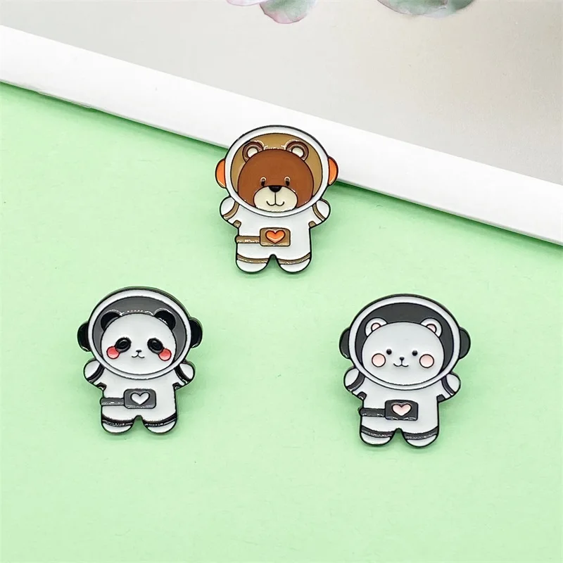 Japonsko a Južná Kórea Karikatúra Láska astronaut Metal Broot