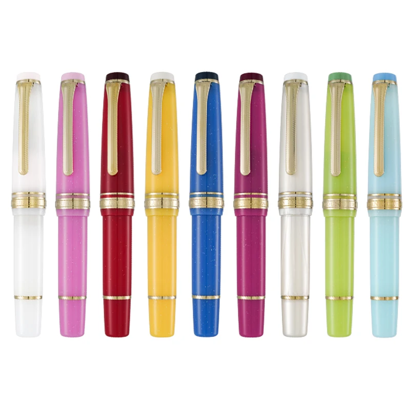 Japonsko Ancora x Sailor Workestone Birtstone Flower Limited Fountain Pen 14K zlatý hrot mini vlastné gravírovanie Písanie darčekové pero