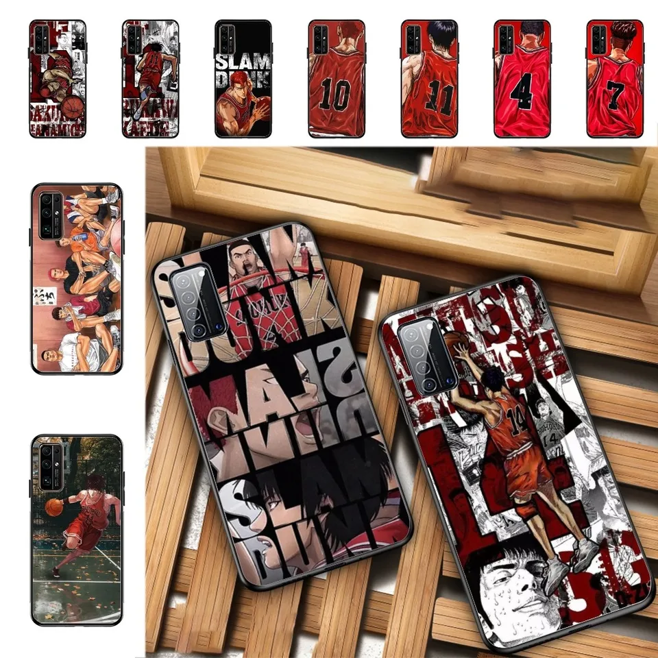 Japonsko Comic Slam Dunk Pase pre Huawei Honor 10 Lite 9 20 7a 9x 30 50 60 70 Pro Plus mäkký silikónový kryt