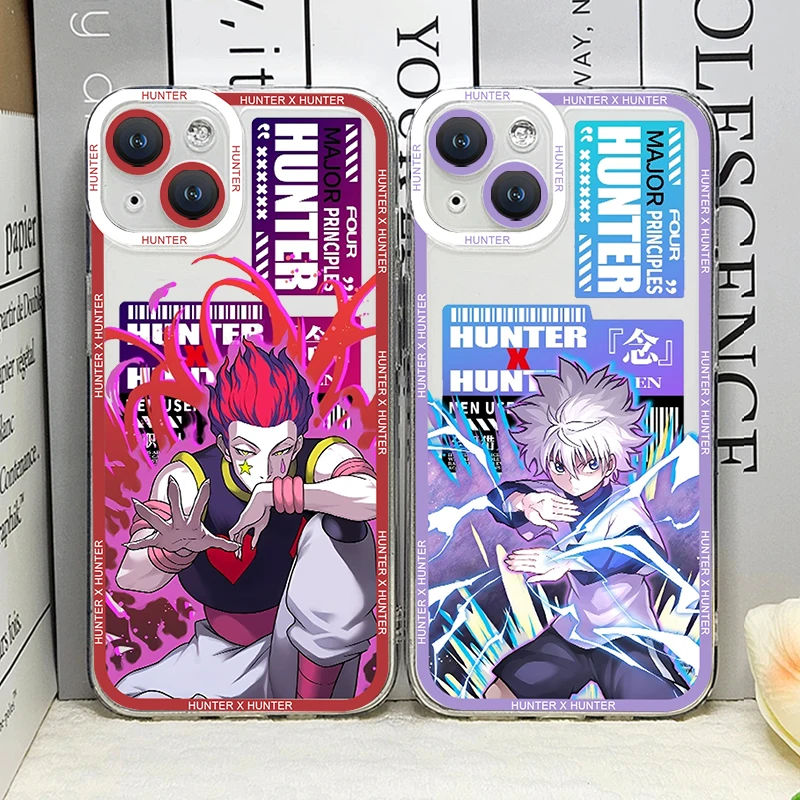 Japonsko Comics Hunter X Hunters Pase pre iPhone 16 15 14 13 12 11 Mini Pro Max x xr xs 7 8 16 plus SE2 HXH Transparentný obal