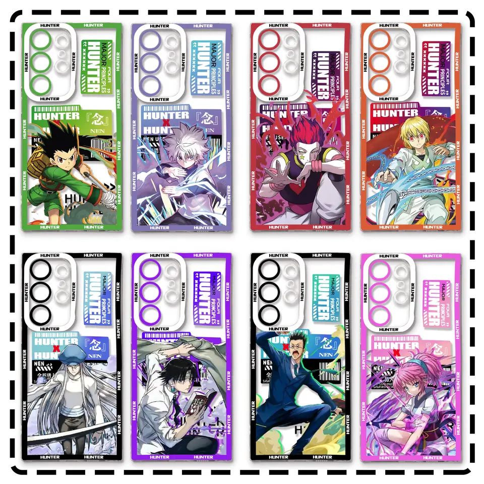 Japonsko Comics Hunter X Hunters Pase pre telefón Xiaomi Redmi Poznámka 13 12C 11C 10S 9S 9a 9t 9c 8 7 Pro Max 4g 5G Transparentné obal
