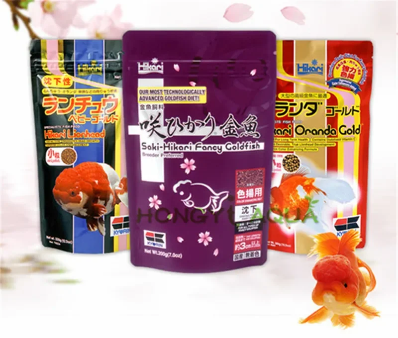 Japonsko Hikari Fish Food Pridať farbu Zvýšenie tela Zvýšenie tela Zvýšenie hlavy Trávenie Goldfish Food Form Form Goldfish