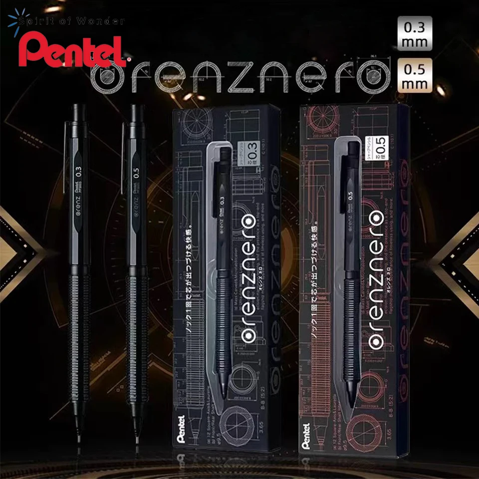 Japonsko Pentel kreslenie kovov Mechanická ceruzka pp3005 Nízky centrum gravitácie anti-lámajúceho automatického jadra 0,5 mm umelecké čacie