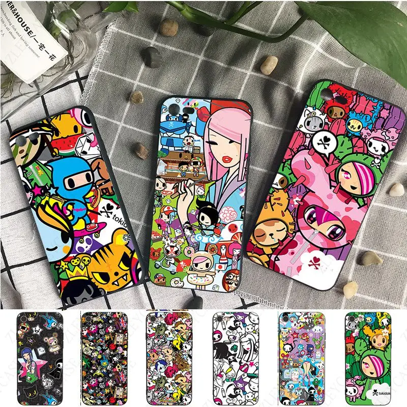 Japonsko Tokidoki Telefónový kryt pre iPhone 15Pro 16Pro 13Pro max 7 8 xr 14plus 11Pro 12Pro Max 13Mini SE 2020 16Plus Case Coque Coque