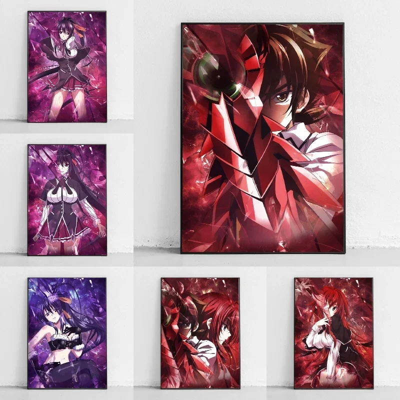Japonská anime stredná škola dxd postava plagát anime stena umelecký obrázok Pictus Tlač výzdoby