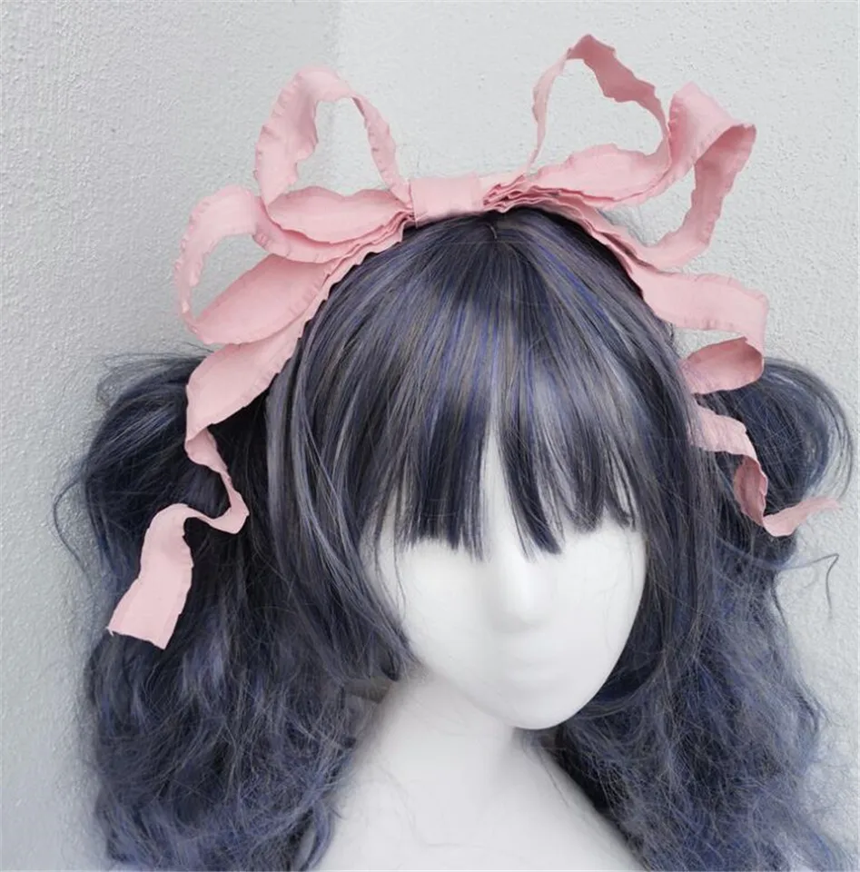 Japonská bábika Lolita Hair doplnky Bowknot French Maid čelenka anime cosplay kostým čelenky D1409