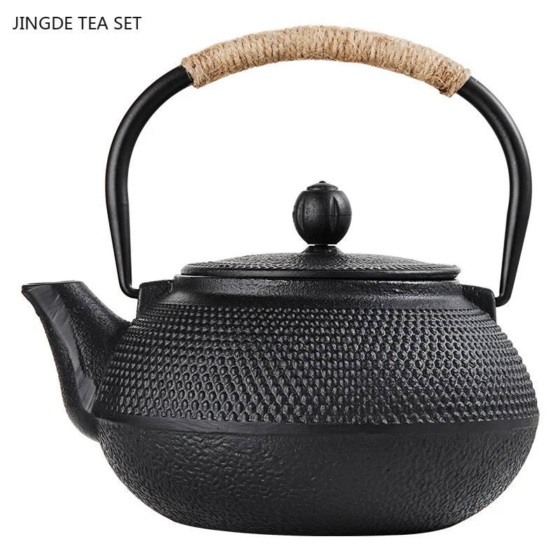 Japonská liatinová kanvica retro čajový hrniec a šálka sada vonkajšieho čaju Špeciálny čaj Set Puer Beauty Teakware Teakettle
