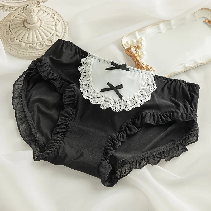 Japonská lolita dievča dievčatá spodná bielizeň nohavičky roztomilé dievčenské búrky Crotch Spodky čipkované nohavičky dámske spodné prádlo M-xl