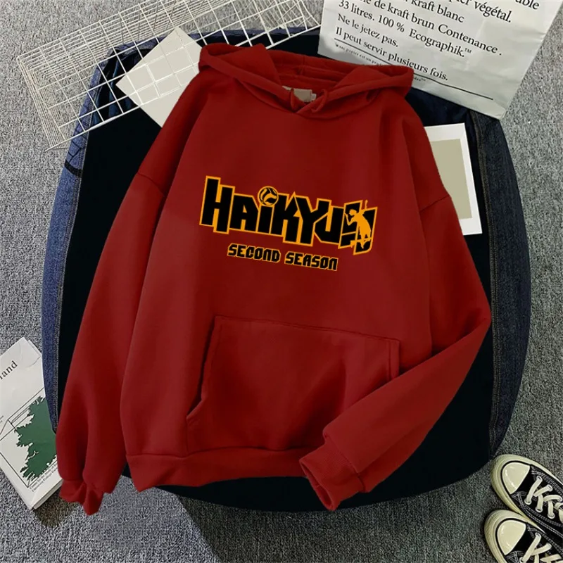 Japonská módna anime haikyuu manga tlač dámska hip hopová mikina pullover harajuku roztomilé oblečenie pre mužov a ženy