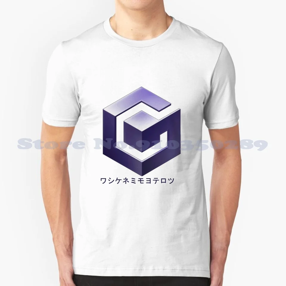 Japonská tričko GameCube 100% bavlnené tričko Kop