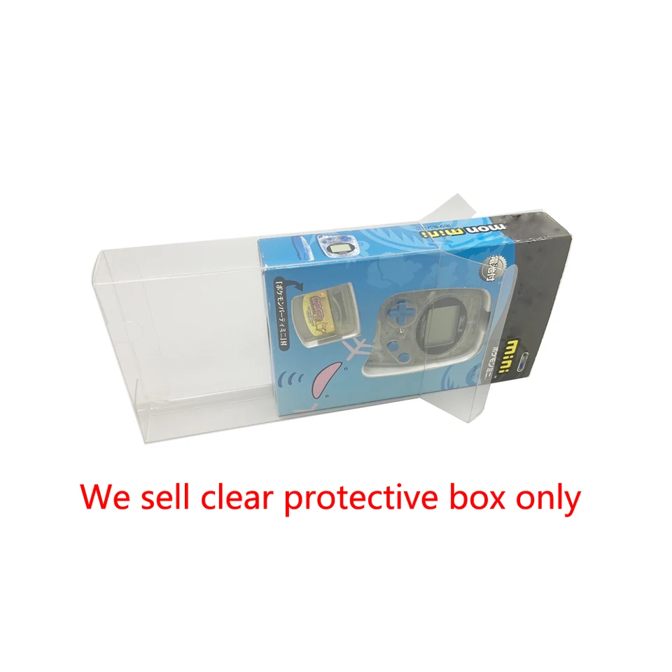 Japonská verzia Transparent Clear Case pre pokémon mini ručnú skladovú kolekciu Zobraziť ochranný box na displej