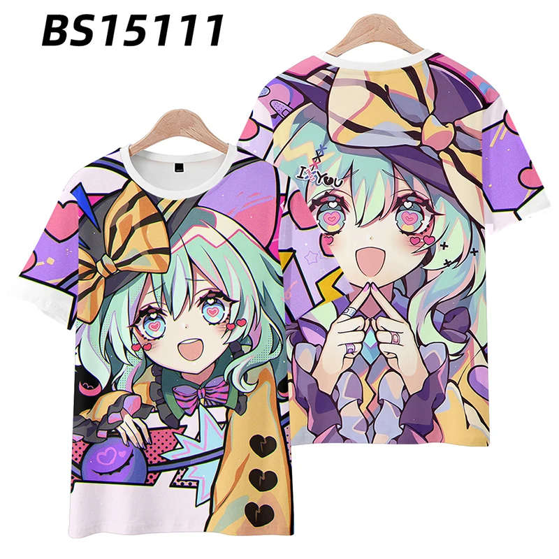 Japonské populárne hry Touhou Projekt Print T Trišt módne muži/ženy 3D Tričko v štýle Harajuku
