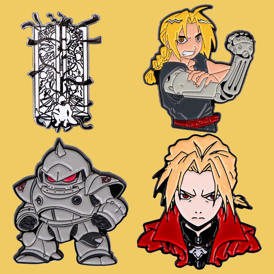 Japonský anime smaltový špendlík Cool robot brošní pre ženy pre ženy kĺzne Pin kovový odznak klenot klenoty klenoty oblečenie Doplnky darčeky