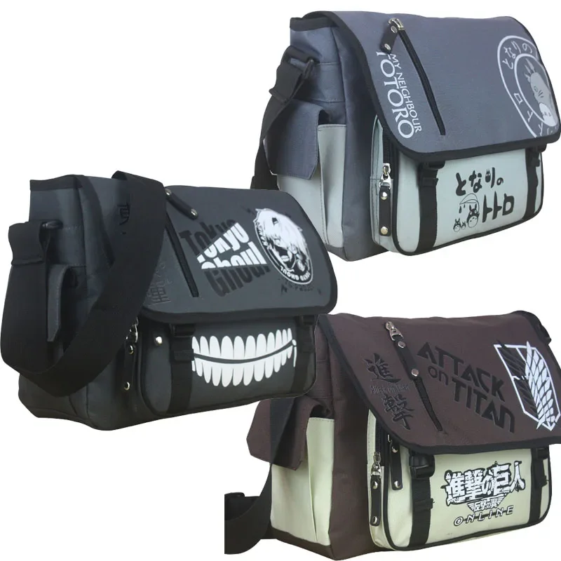 Japonský anime Tokio Ghoul Cosplay Messenger Bag Študenti Študenti ramená Ken Kaneki Oxford Cestovné pánske tanier