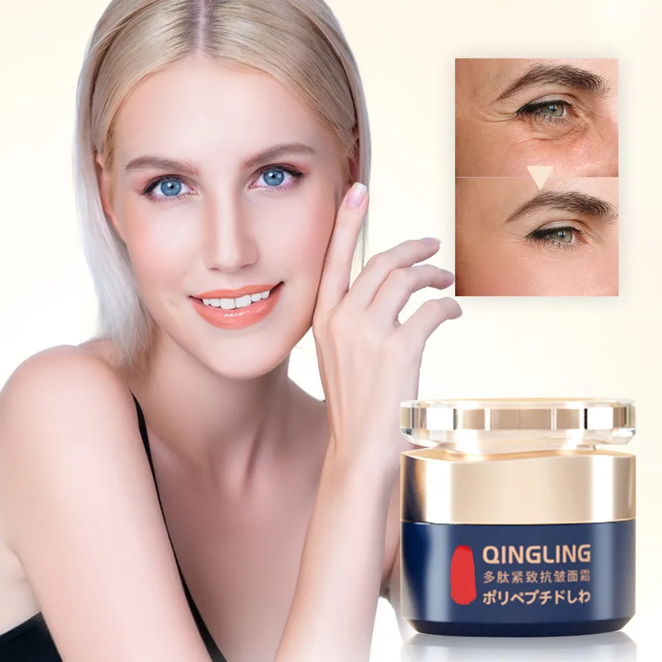 Japonský krém na odstraňovanie vrások, polypeptidový krém proti vráskam, krém na tvár, krém na odstraňovanie vrások pre tvár, 50 g